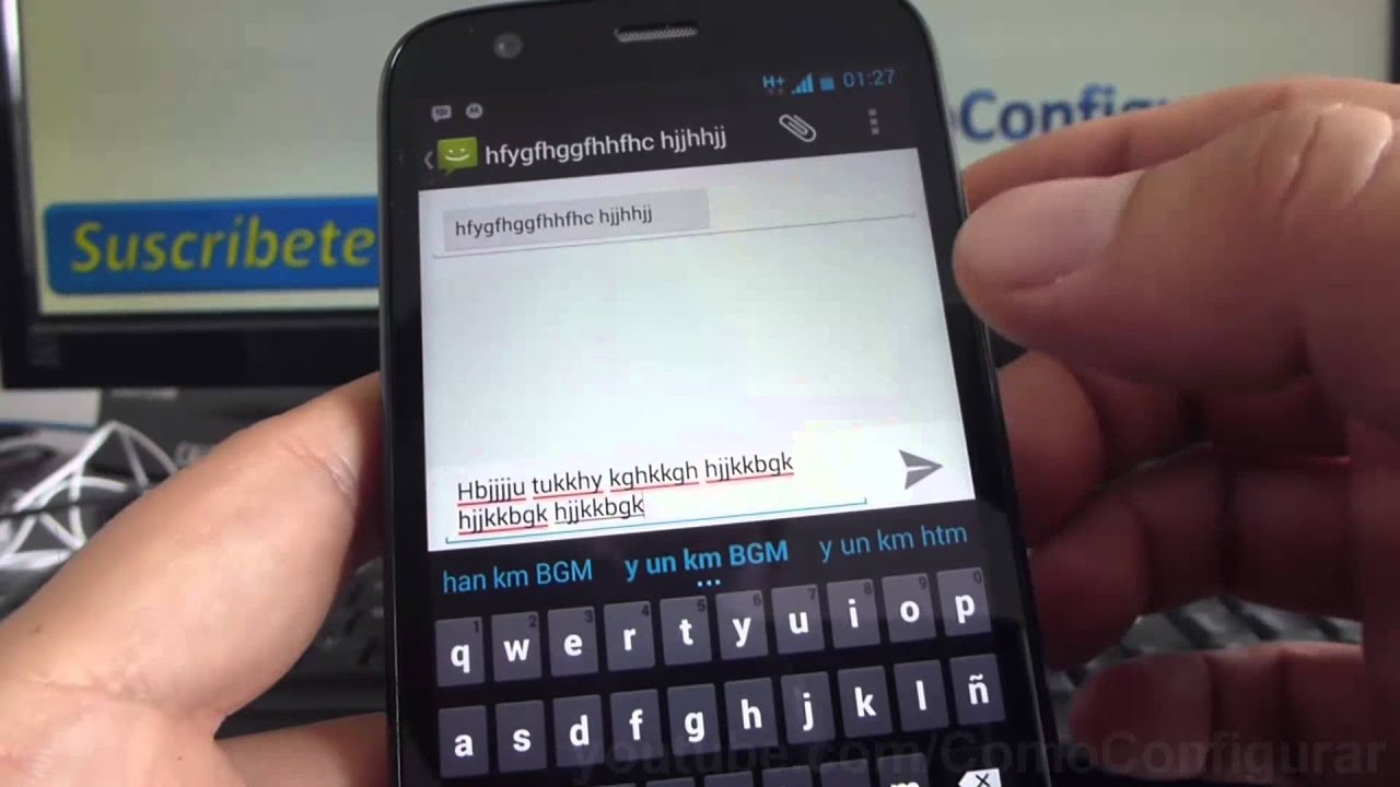 Como Copiar Y Pegar Texto En Android En Motorola Moto G X T1032 En Espanol Full Hd Youtube