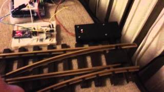 LGB Decoder on Arduino - prototype on breadboard