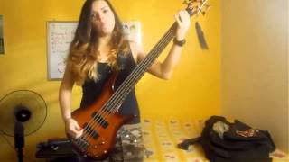Lacuna Coil - I Burn In You (Bass Cover by Kari Coil) 720p HD