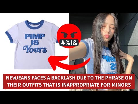 New Jeans faces a backlash due to the phrase on their outfits that is inappropriate for minors