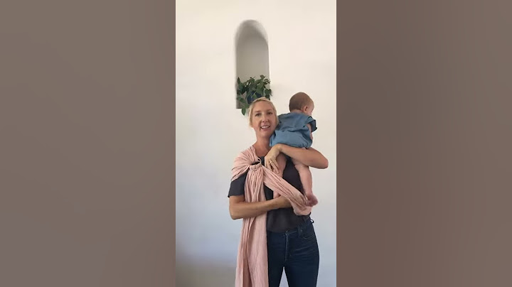 Moby Ring Sling Instructions