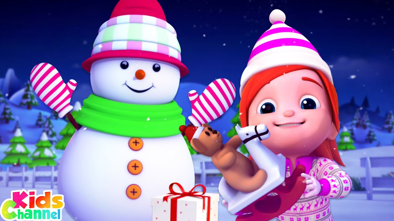 Christmas Snowman Holiday Song & Cartoon Video for Kids - YouTube