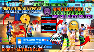 Antiban Free Fire Panel  || Free Fire Mod Menu 100% Safe 💀 Free Fire Injector Safe ✅  || #freefire 