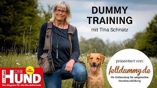 Dummytraining  Jagdhunde artgerecht auslasten