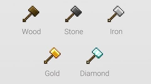 Vanilla Hammers Mod for Fabric Minecraft 1.14 Demonstration and Review