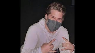 2020 Michael Taber Ig Story Wearing Masks At The Beach During Night-Time