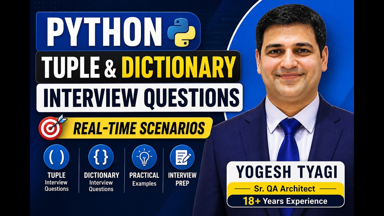 Session#3 | Python Tuple & Dictionary Interview Questions | Real-Time ...