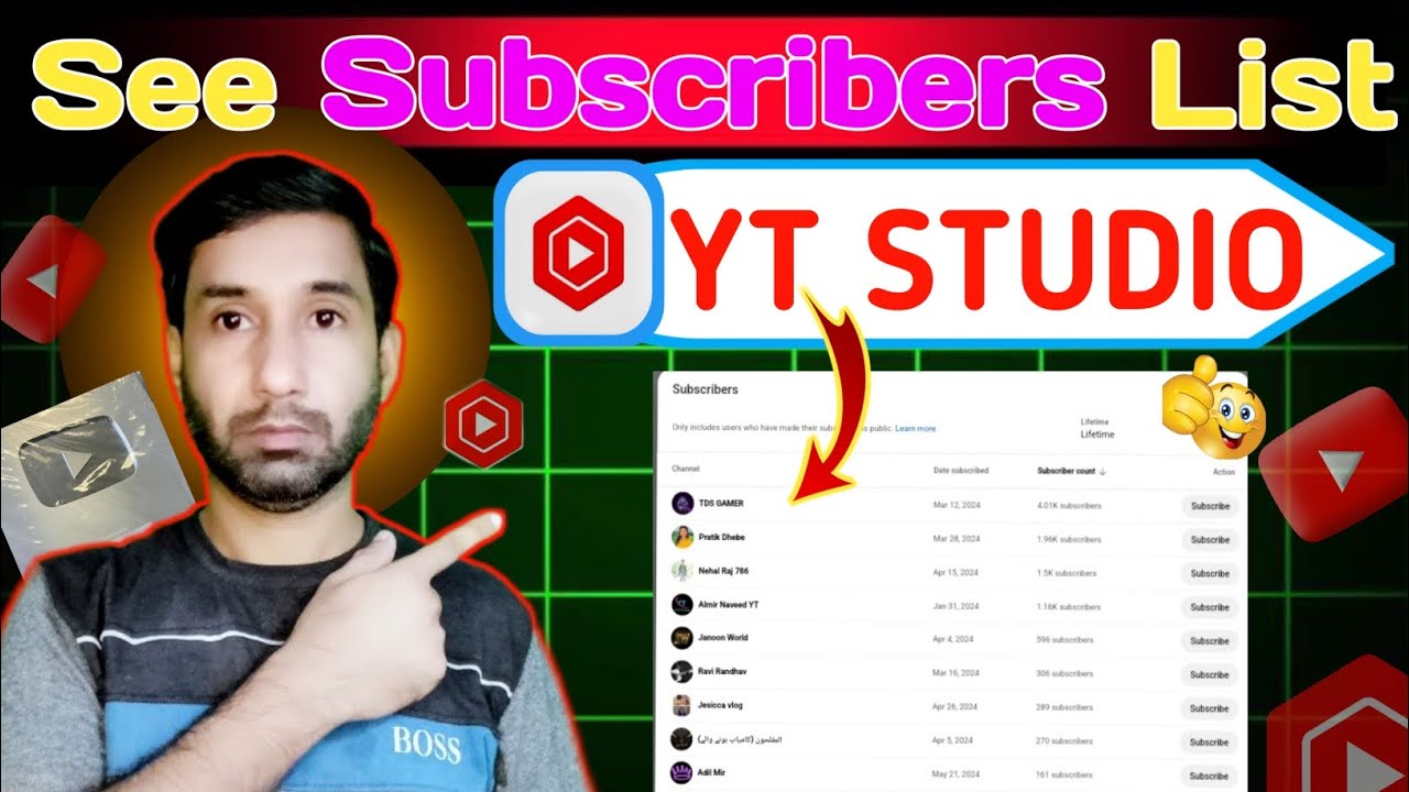 How to Check Who Subscribed My YouTube Channel | Youtube K Subscriber ...