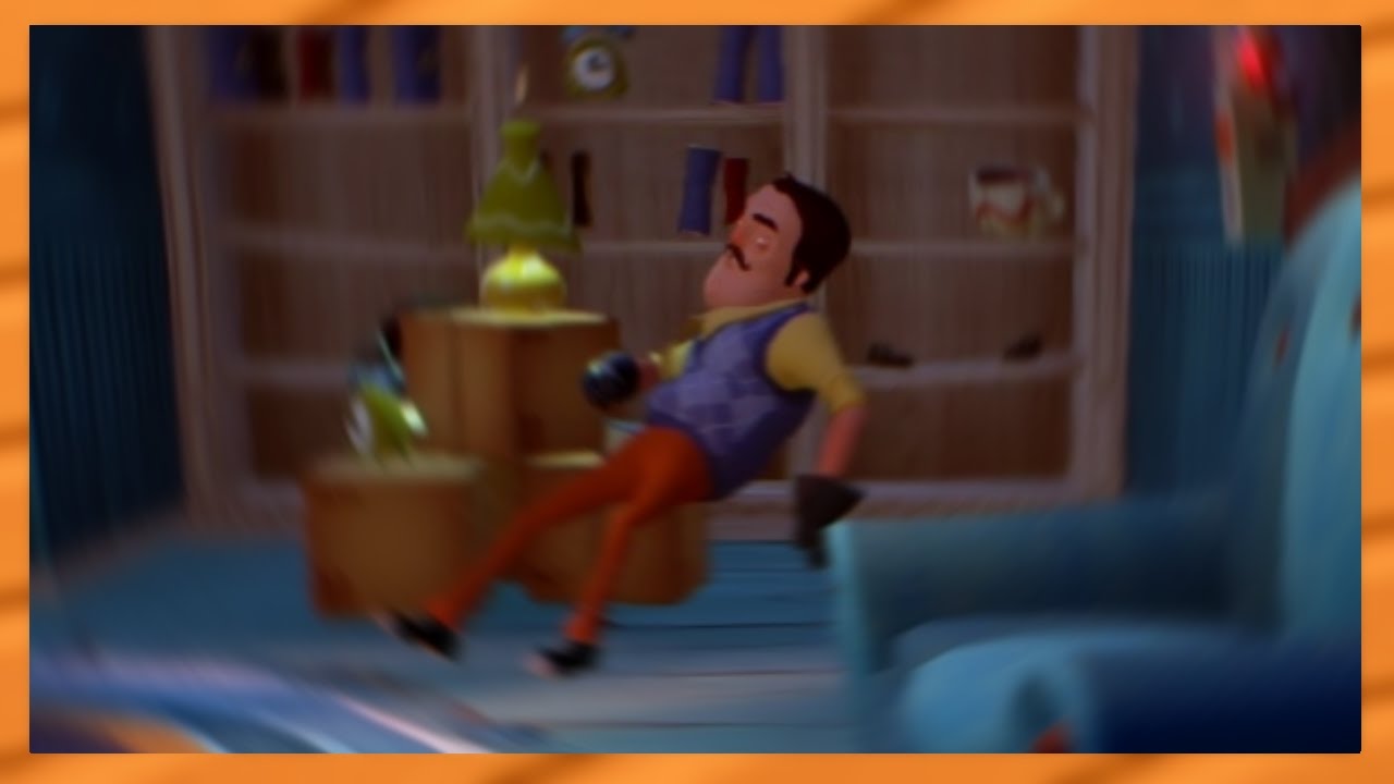 I stole his chair LOL - Hello Neighbor - Alpha 2 - YouTube