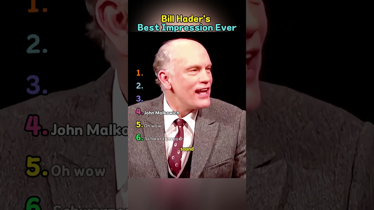 Bill Hader's BestImpression Ever 