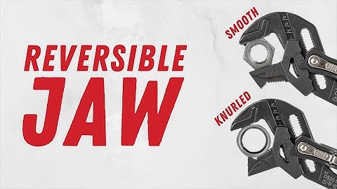 Klein 2 in 1 Reversible Jaw Plier Wrench