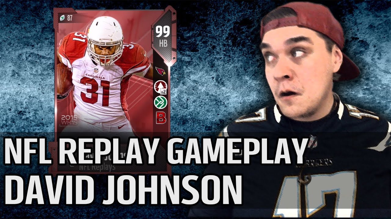 NFL Replays DAVID JOHNSON Gameplay | Madden 18