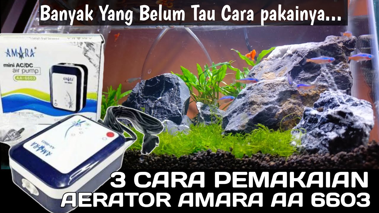 3 Cara menggunakan AERATOR AMARA AA 6603 , Aerator Portable Emergency terbaik ACDC