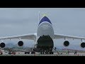 アントノフが北九州空港に壱岐で実証試験飛行の無人機ガーディアンを輸送 Antonov An-124 Ruslan UR-82073 at Kitakyushu, 2018