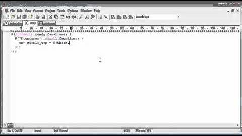 jQuery Tutorial - 83 - scrollTop