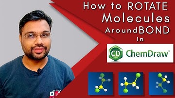 3D Molecule ChemDraw tutorial Rotate molecule around bond in 3D ChemDraw software 2021