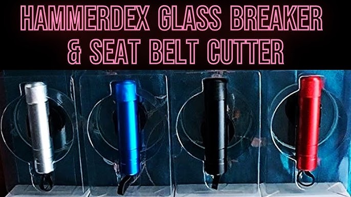 How to Use an Emergency Hammer & Seat Belt Cutter 