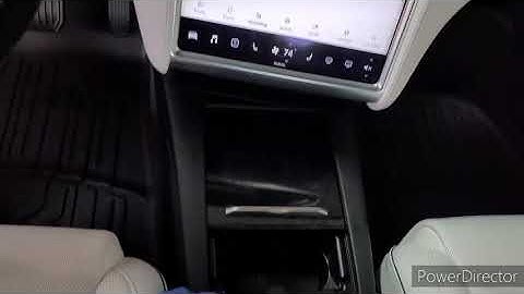 EV Wraps Tesla Model S and X Center Console Wrap - Tesla Interior White