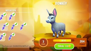 Donkey on my Farm (New EXOTIC Animal) FarmVille 3 Animals Gameplay screenshot 5