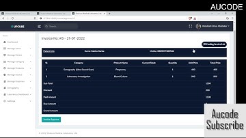 Medical Diagnostic Management System  -  PHP MySql