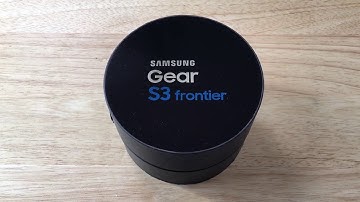 Samsung Gear S3 Frontier 4G AT&T Tizen Smartwatch Unboxing 1-29-17