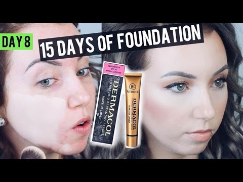 Does It Really Cover Dermacol Makeup Cover Foundation Review Demo 15 Days Of Foundation Youtube