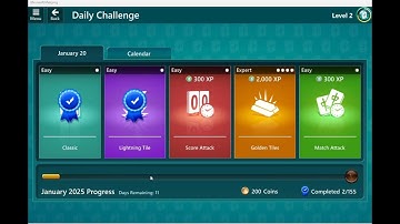 DAILY CHALLENGE MICROSOFT MAHJONG PLAY FOR FIRST TIME - SCORE ATTACK 20 JAN 2025