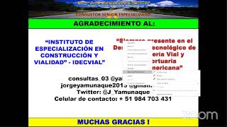 DISEÑO ESTRUCTURAL Y CONTROL DE CALIDAD DE PAVIMENTOS DE ALTO DESEMPEÑO - IDEC VIAL PERU