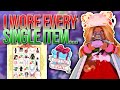 I WORE ALL GIFTING EVENT CALENDAR ITEMS IN 1 OUTFIT *I GOT THE BADGE & MORE*