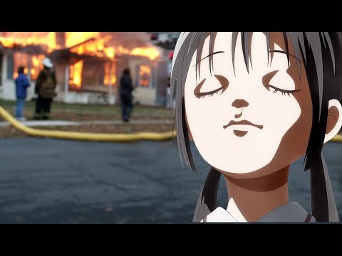 Hanako burns down a Restaurant (Asobi Asobase)