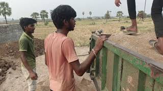 Sand Loading In Tractor Sand Tractor Howtofill Sand