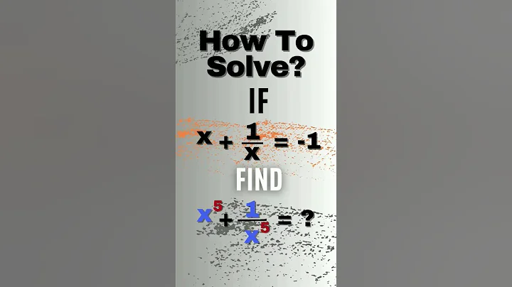 A Nice Chaleging Algebra Problem #shorts #maths #mathematics #viral #mathsshorts #olympiad #short