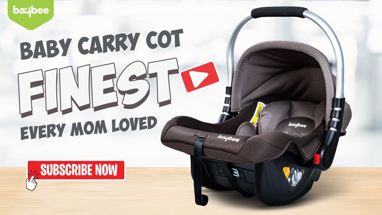 Baybee Baby Carry Cot with Steel Handle Safe, Stylish, and Convenient ...