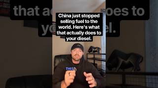 China just stopped selling fuel to the world. Here's what that actually does to your diesel.