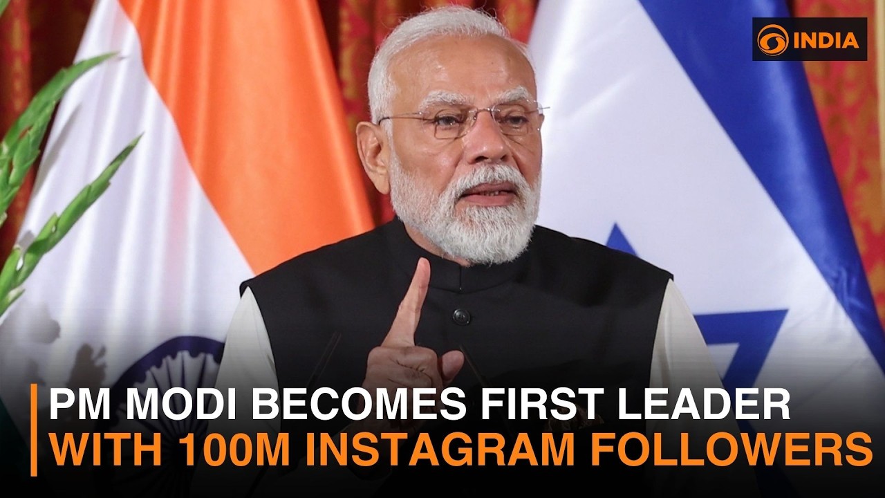 PM Modi Becomes First Leader with 100M Instagram Followers & more news | DD India Live | 7:30 PM IST