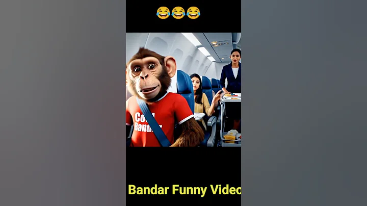 बंदर गया airplane मैं 🤣 #viral #viralshorts #shortsfeed #shorts #monkeyvideo #monkeyvlog #trending