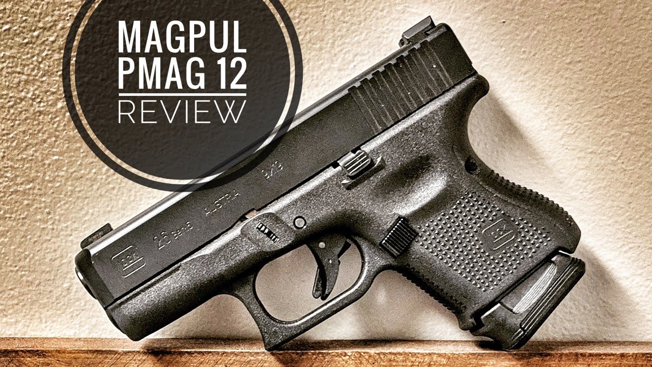 2 MAGPUL Glock 26 Magazines 10rd 9mm Mag