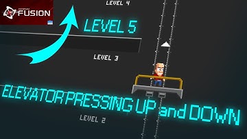 Tutorial ELEVATOR PRESSING UP and DOWN (Platformer) Clickteam Fusion 2.5