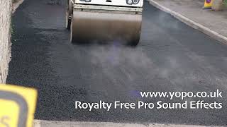 Road rolling machine sound effect