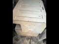 Bed frame progress in my Ford Transit Connect camper
