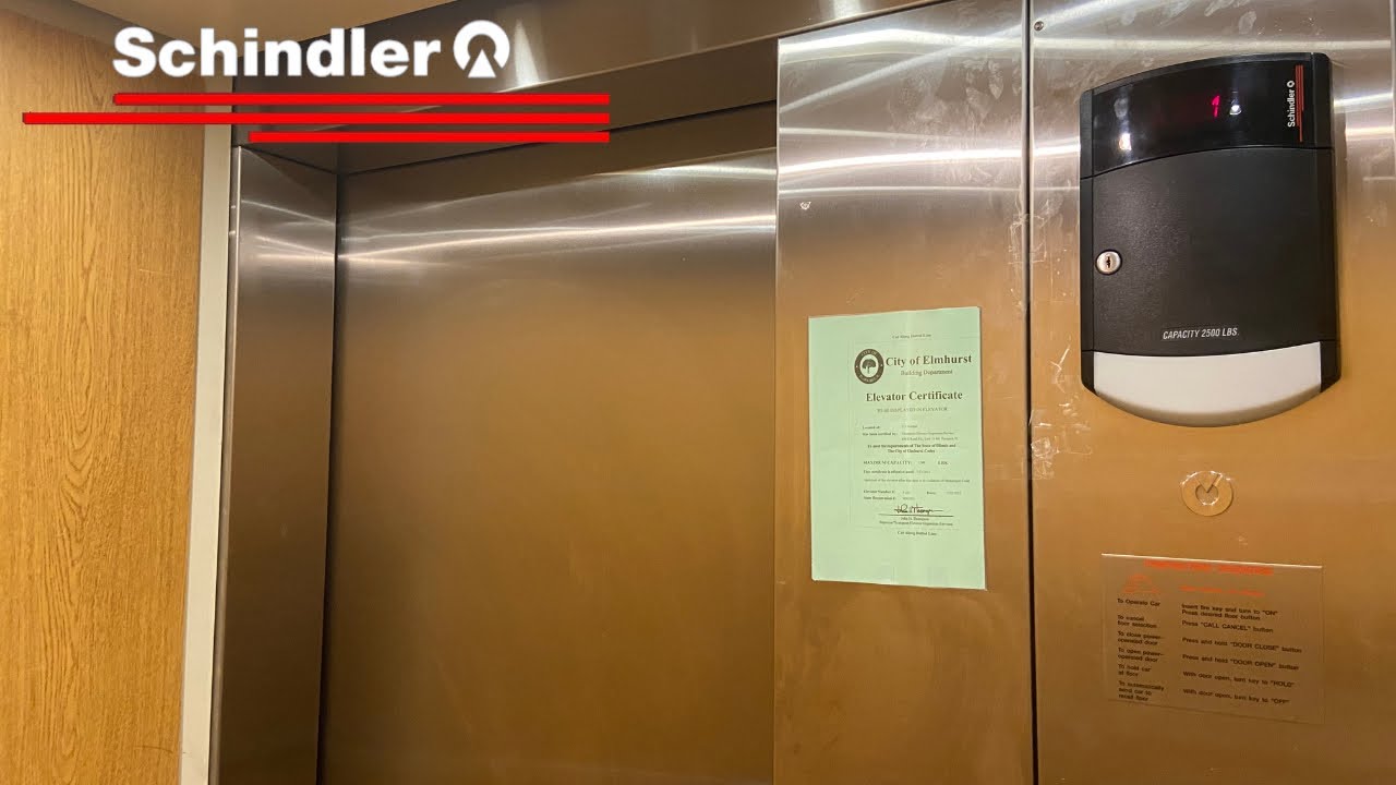 Still Low Pitched! RT Schindler HT 330A Hydraulic Elevator Jewel