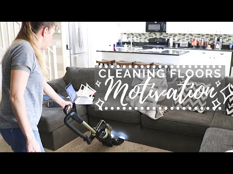 QUICK Floor Cleaning Motivation // Cleaning Mom