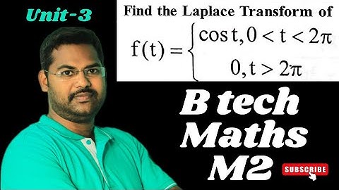 Laplace transforms@maths naresh eclass