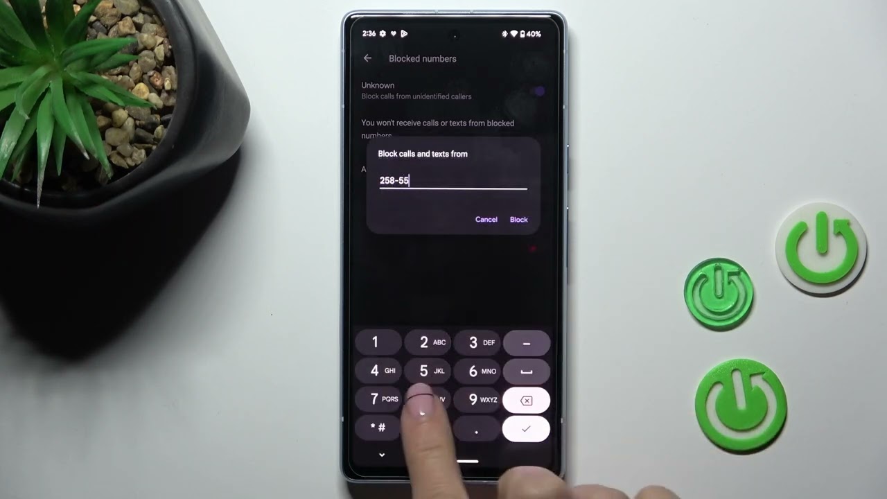 How to Block a Phone Number on GOOGLE Pixel 7a