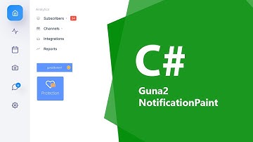 C# - How to Use Guna2NotificationPaint | Guna.UI2 WinForms