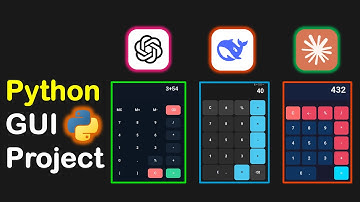 ChatGPT & DeepSeek & Claude Create Python Calculator GUI Project