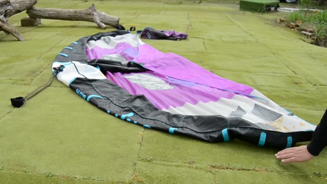 Lezione di Wingfoil - sgonfiare il Wing