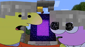 Look, Pim... He's Stuck in the Nether. He's a Lost Cause...