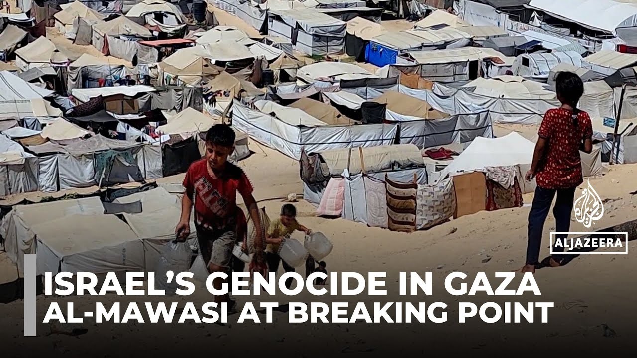 يواجه النازحون في غزة أزمة حادة في منطقة المواسي المكتظة بالسكان