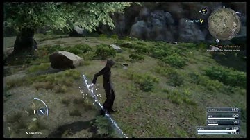 FINAL FANTASY XV - Invisible weapon (bug??)